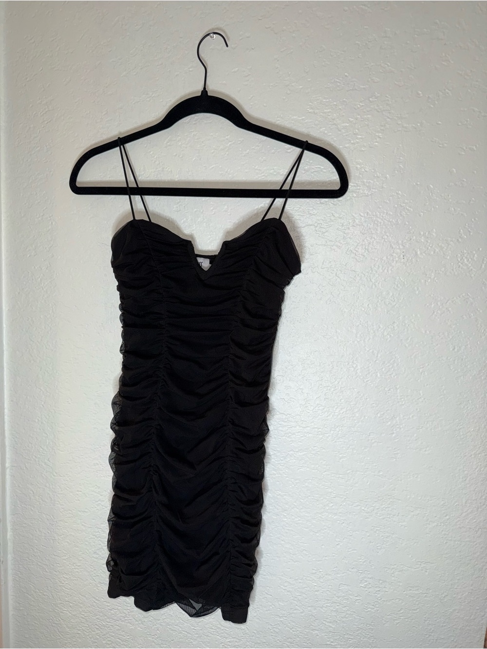 Black Princess Polly Ruched Bodycon Slip Dress - Women